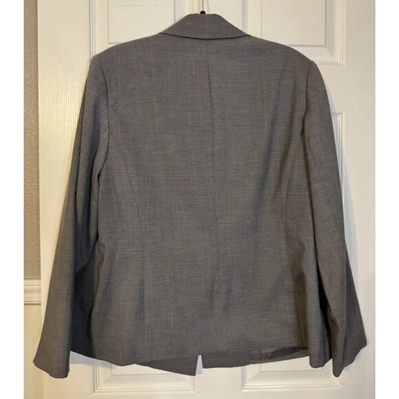 Kasper Separates Suit Jacket Blazer 14W Gray 2 Button Stretch Polyester NEW - Picture 8 of 12